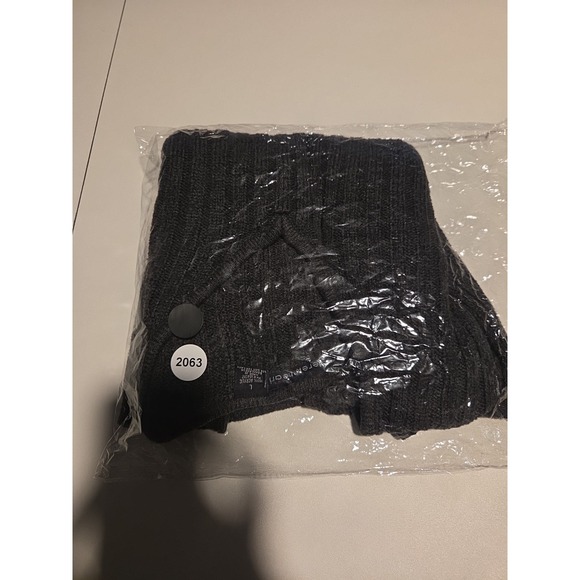 Derek Heart Gray Sweater, Ribbed Knit V Neck, Long Sleeve Sweater, Women's Large - Picture 7 of 7